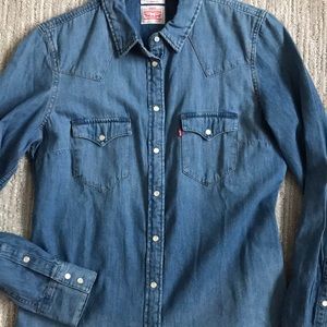 Levi’s vintage button down shirt.